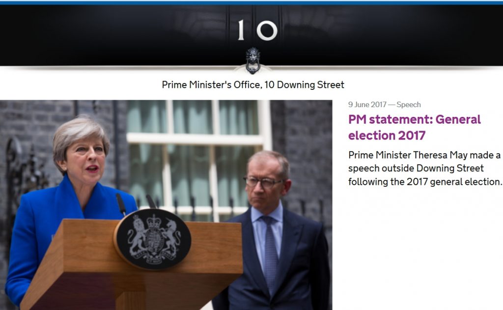 Theresa May Downing Street Press