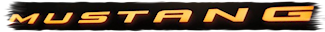 Schriftzug vom Ford Mustang und Link zum Special