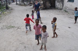 Kinder in Tanasania